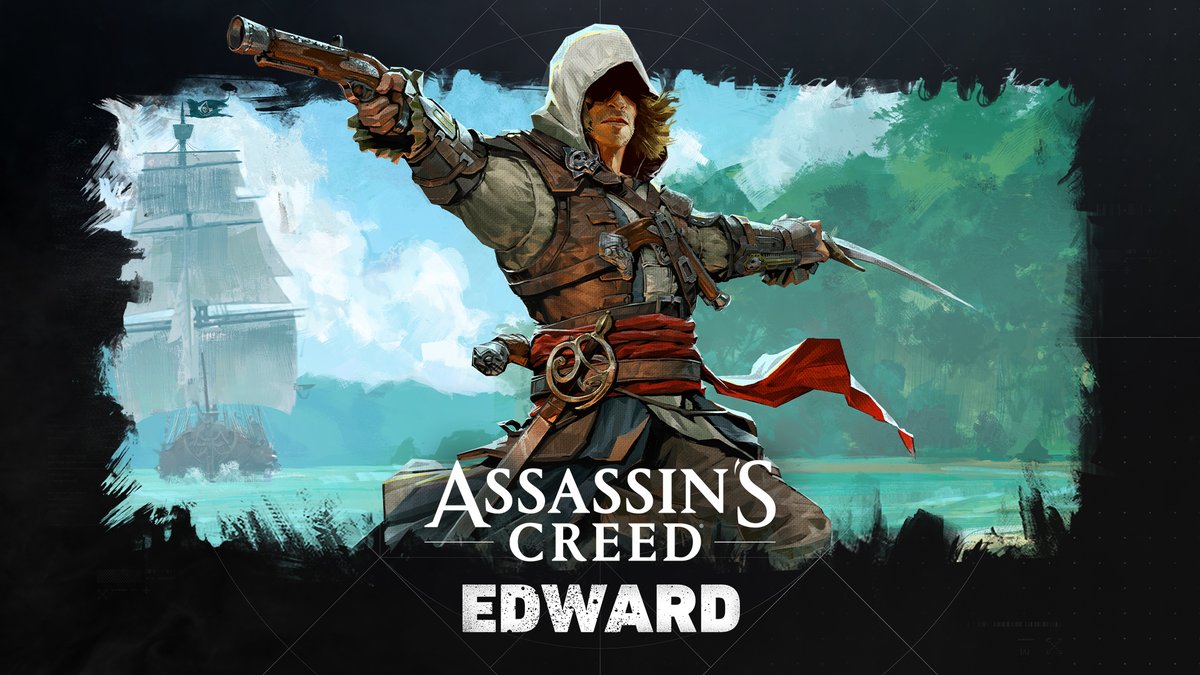 assassinscreed's tweet photo. Don't save Edward a spot in hell, shanker... He ain't coming soon 🏴‍☠️
Still, we saved him a spot in the Assassin Fresco🔥 https://t.co/Boh1Hyqd38