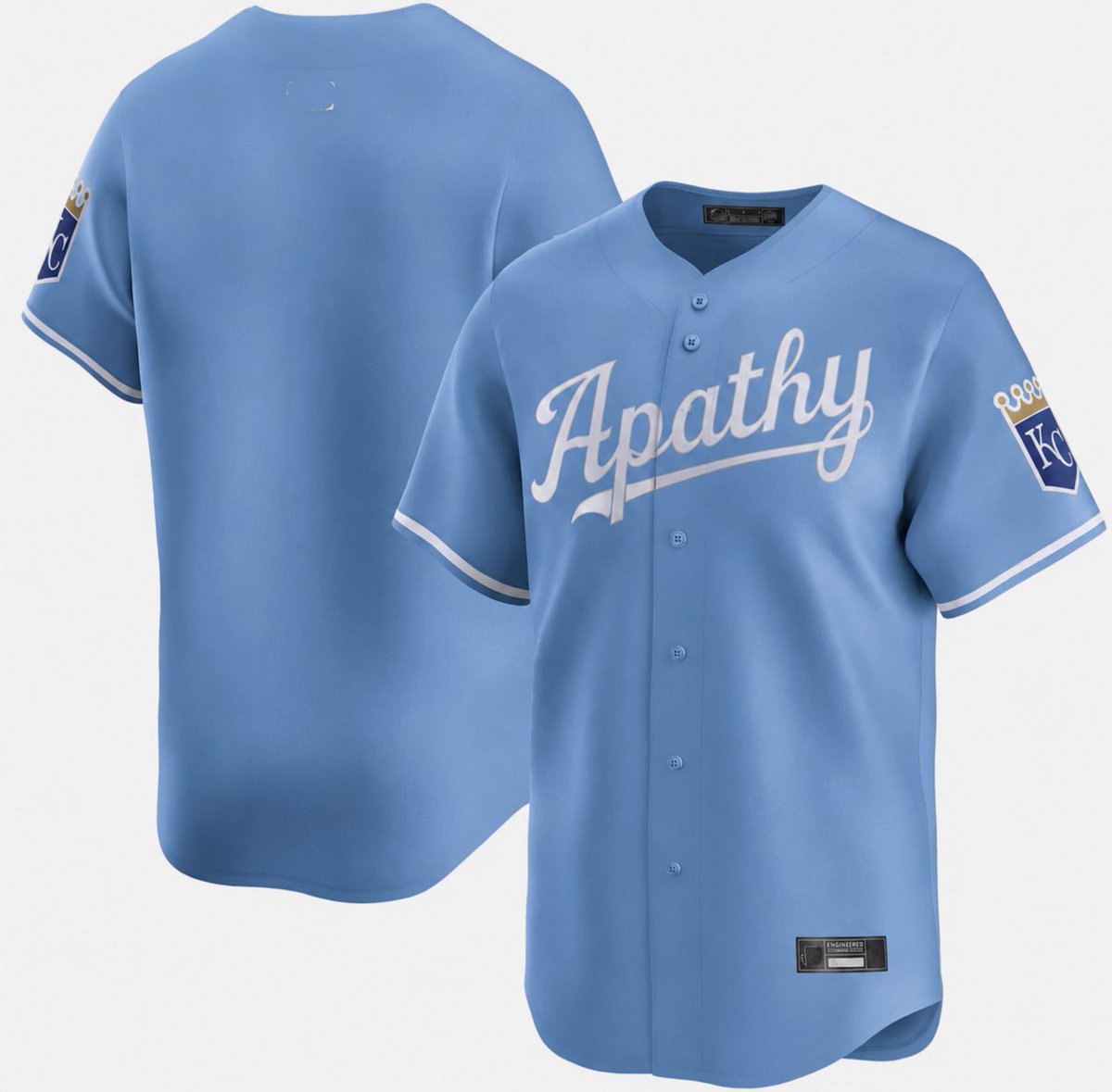 jameshowarddean's tweet photo. BREAKING: The Kansas City Royals have unveiled their new alternate “attitude era” jerseys that frankly should never be taken off https://t.co/BSFjxrDKed