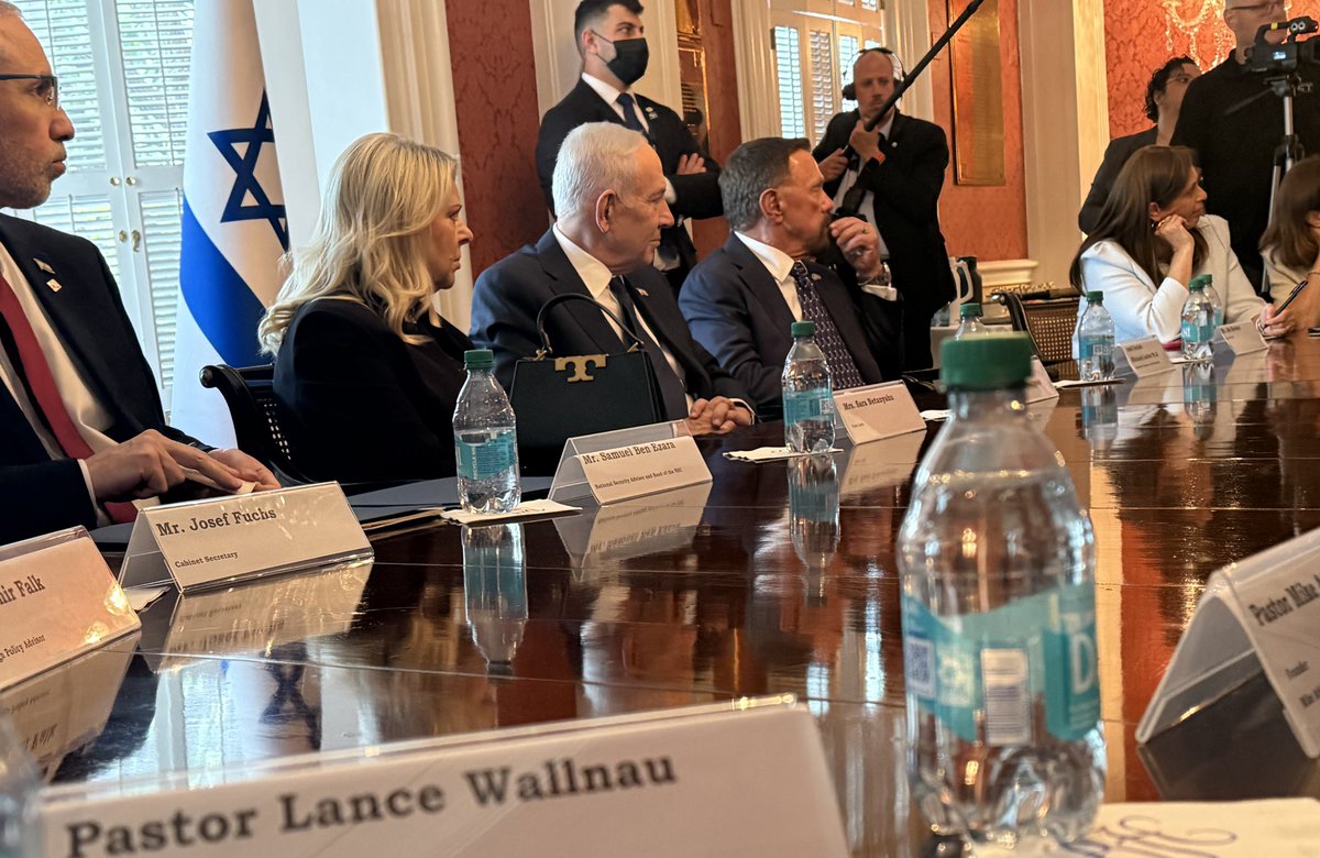 lancewallnau's tweet photo. America is having a spiritual awakening - and Israel, in the midst of its battles, is connected!

Yesterday was one of the great honors of my life. I sat with Prime Minister Netanyahu at Blair House, alongside Mike Evans and a room full of Evangelical leaders who showed up for such a time as this. He thanked the Christians who never wavered, who stood with Israel through the storm.

What’s happening in the Middle East and what’s happening in the American church are not two separate stories. They’re one story. Pay attention.