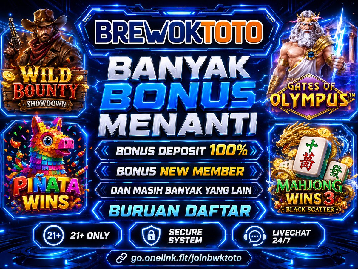 lovebrewok's tweet photo. BANYAK BONUS MENANTI DI BREWOKTOTO

Jangan sampai ketinggalan kesempatan meraih kemenangan besar. Daftar sekarang dan rasakan sensasi bermain dengan sistem aman, proses cepat, dan layanan Live Chat 24/7.

https://t.co/7NnAgNj7Wl https://t.co/Qwt43lKf8P