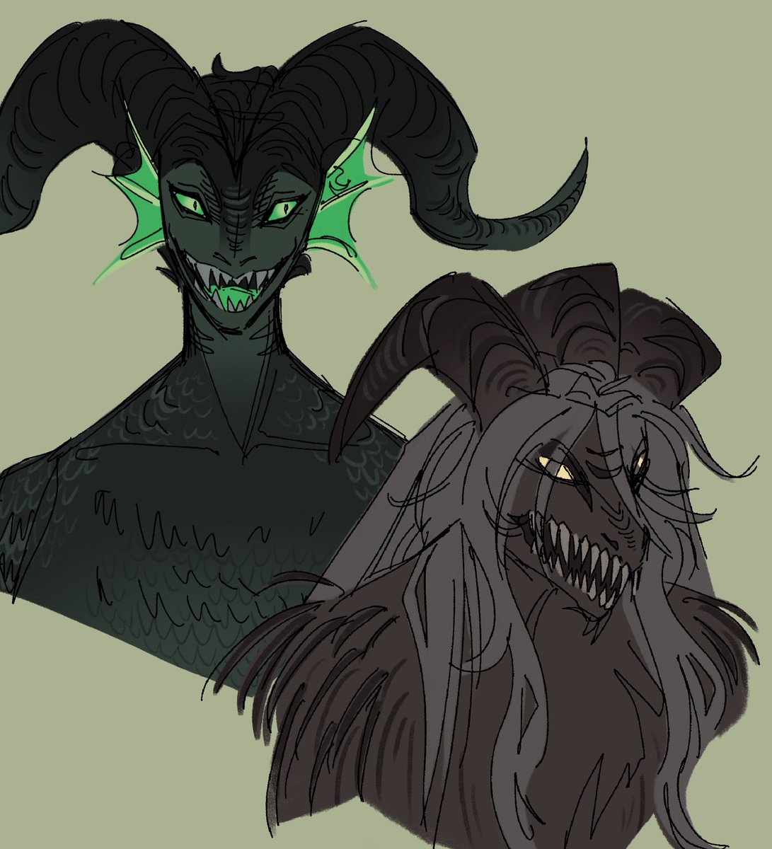 somniaces's tweet photo. Some ideas on monster forms #thefreakcircus #pierrot #harlequin https://t.co/y01yCrUxlT