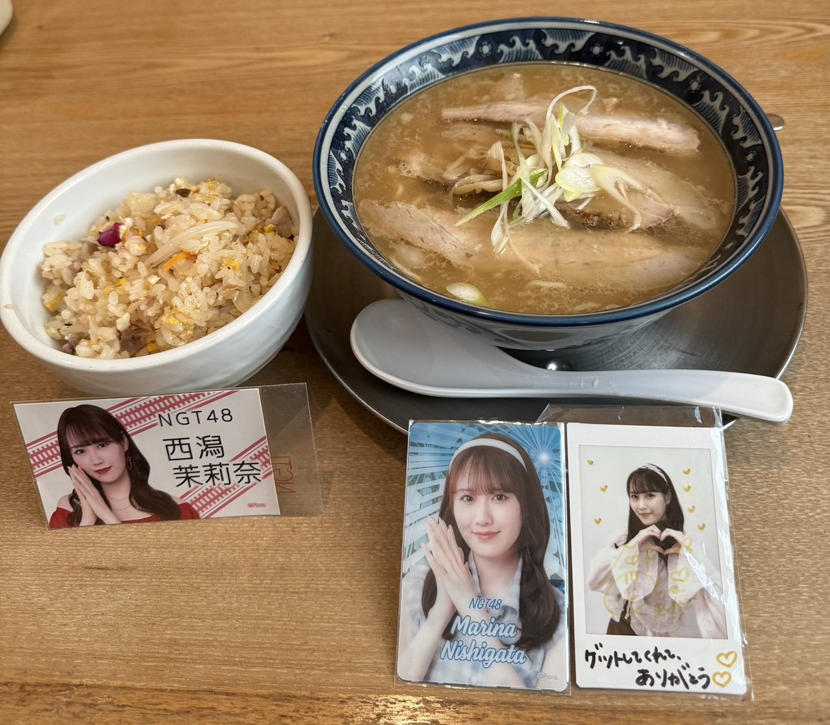 runder18's tweet photo. 先日、久しぶりに食べたラーメンが美味しかった🍜

#西潟茉莉奈 https://t.co/B6X2MLwTqy