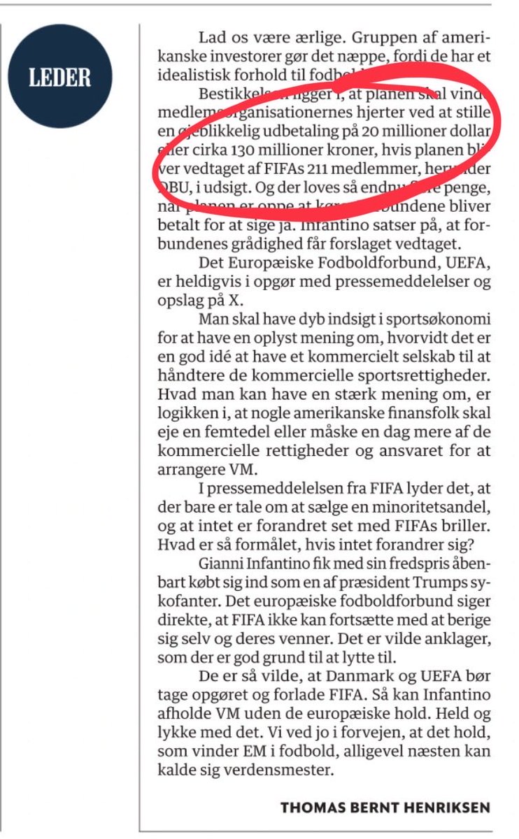 ThomasBrund's tweet photo. @ThomasBerntH @berlingske korrekturlæser havde ikke den bedste dag på kontoret til fredagens avis… 🙈 https://t.co/sfAIld9bPJ