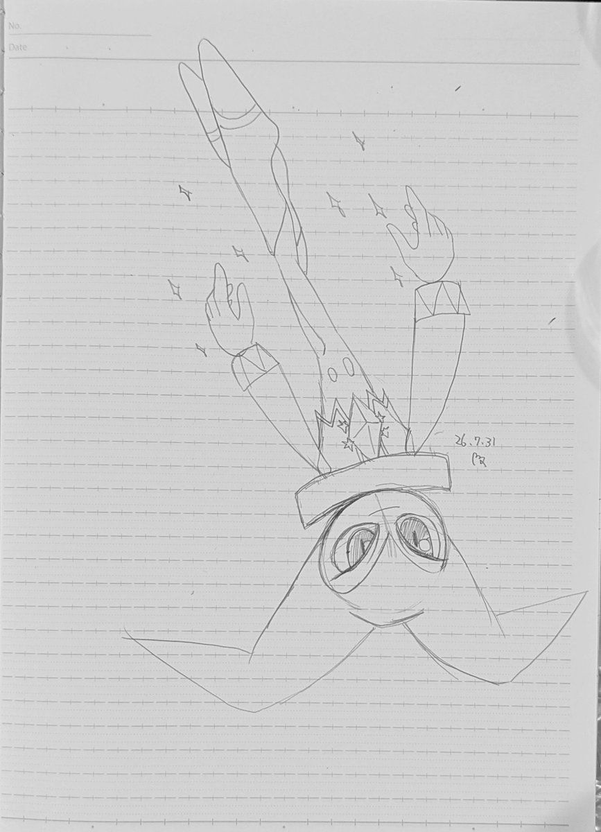 bongolle's tweet photo. おはようございます
逆さまのまま逆さまに描いてみる試み。 https://t.co/ubTz9J4vLv