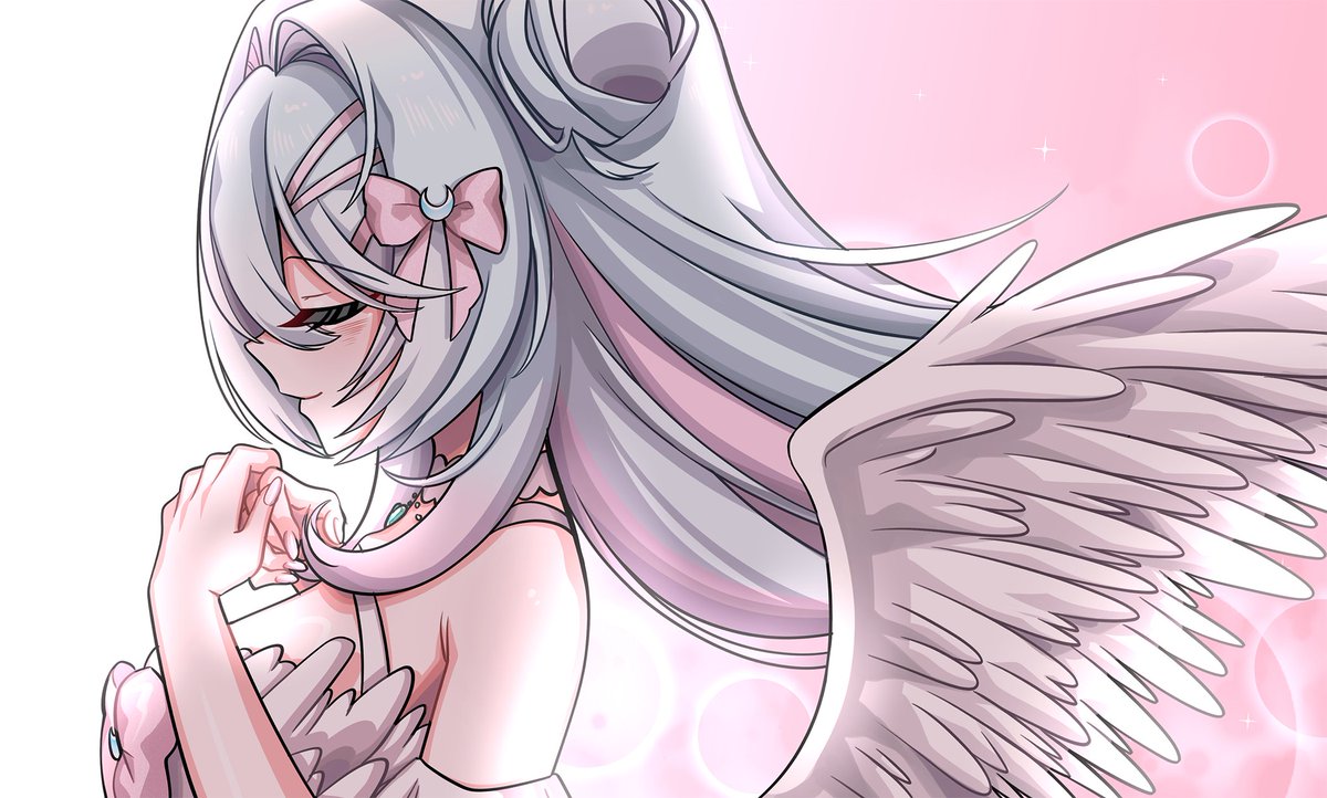 Hayami_Luna's tweet photo. This is one of the most beautiful drawings of me💖 https://t.co/CYLvr0aDid