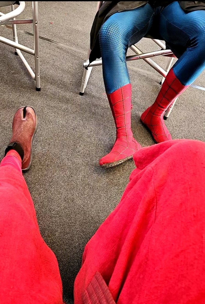 flyingsquirrel9's tweet photo. Playing a ninja battling Spider-Man in Brand New Day, out now in cinemas 📽️ 🥷🏼 🕷️🕸️#brandnewday #spiderman #thehand #marvel https://t.co/fltkymBRXM