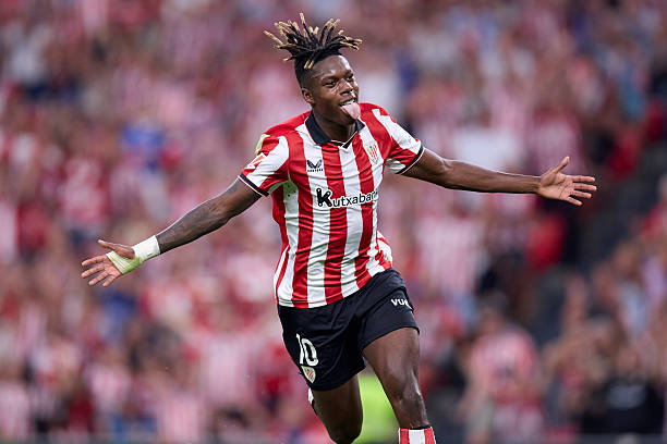 BLRZFC1's tweet photo. 🚨🇪🇸 EXCLUSIVE: Arsenal are tracking Athletic Club winger Nico Williams as a key target!
Understand #AFC are huge admirers of the 24-year-old Spaniard, who racked up 6 goals and 3 assists last season. 
Deal is in early speculation stages. 🔴⚪️ #Arsenal #AthleticClub https://t.co/p14g1MDPNc