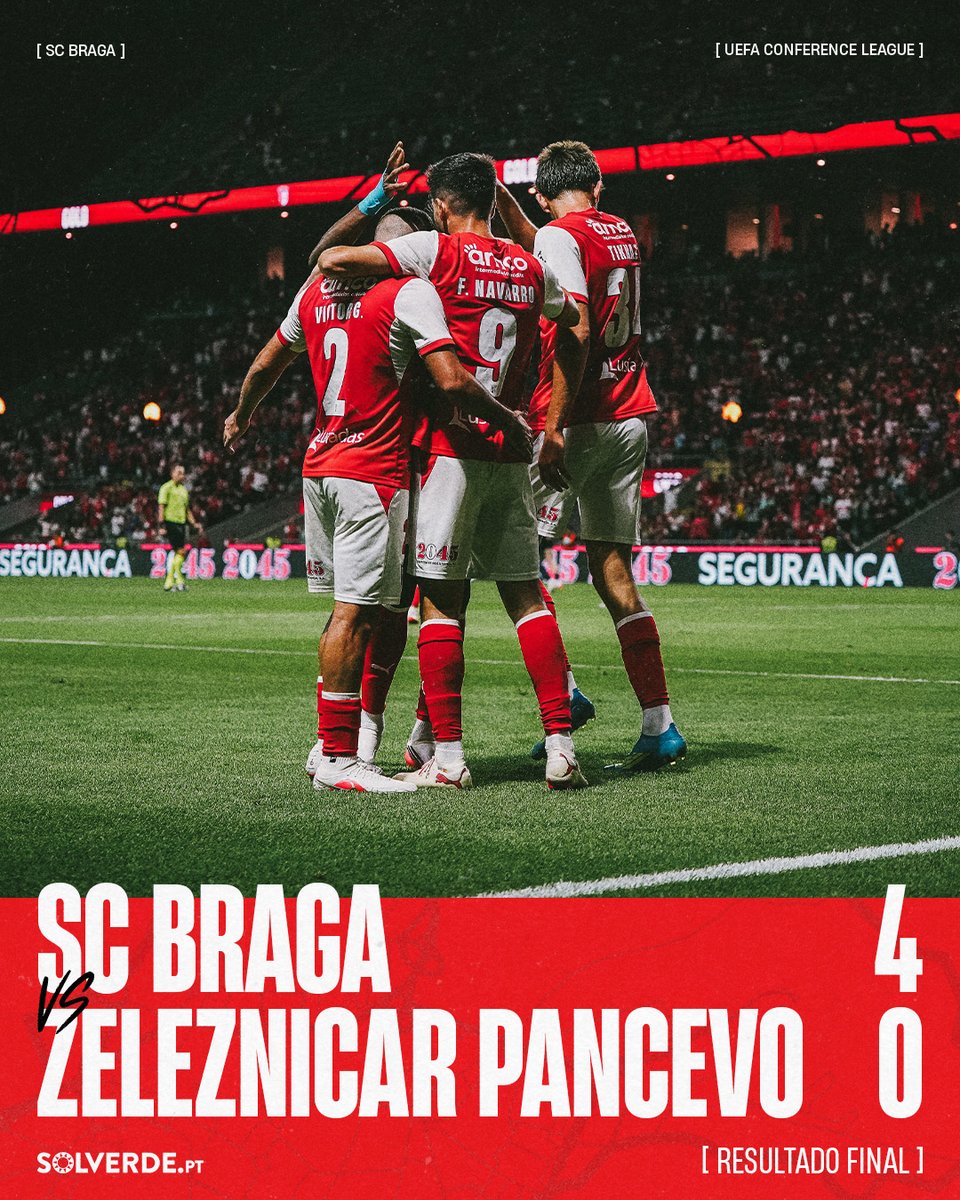 SCBragaOficial's tweet photo. Missão cumprida 🫡 Seguimos!

#UECL | #SCBFKZP https://t.co/C4g6uUDHbM