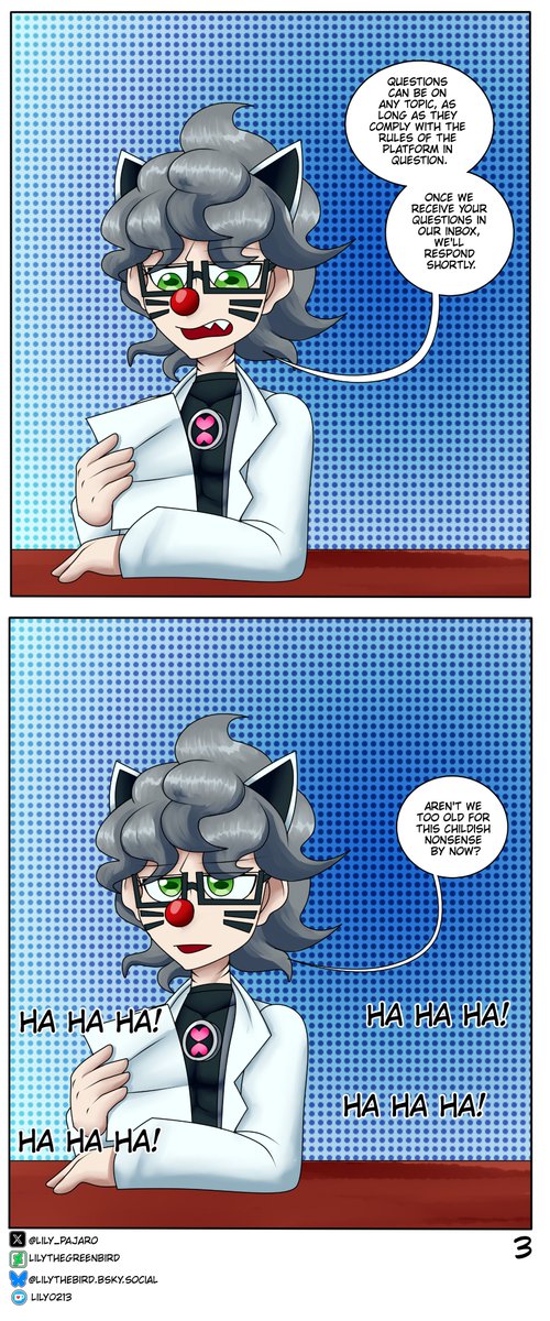 lily_pajaro's tweet photo. The #Chaquetrix concept is by @TrixTheAlien.
I’d like to thank my more than 1,600 followers—thank you so much for following me and supporting this project—and that’s why I want to start a new Q&A section.
#Amortrix #zelen #ben10 #graymatter #stinkfly #xlr8 #funny #comicfunny #funny