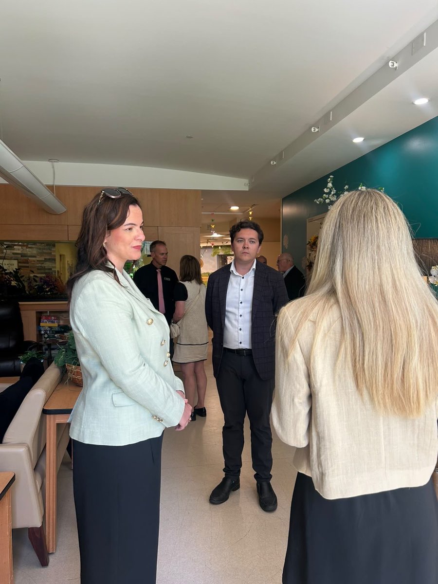 NatKusendova's tweet photo. It was a pleasure to visit Miramichi Lodge with @BillytheKidPC. Thank you to the staff for welcoming us and sharing their story of what makes this home so special. https://t.co/dBi2r7zwyD