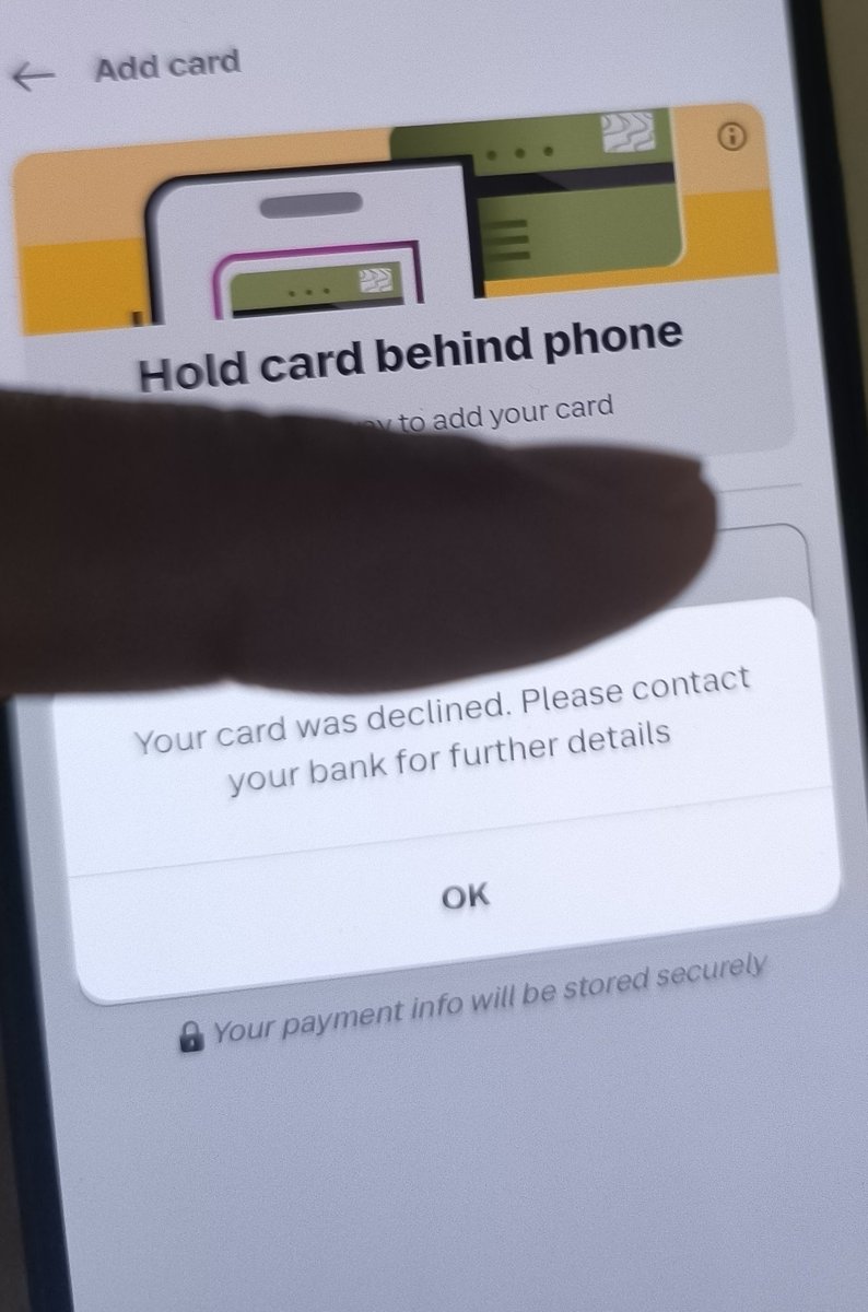 harsh_dewan_'s tweet photo. I cannot add my Scapia card to the Lyft app (US). Attached is the screenshot. Let me know what to do.

@scapiasupport https://t.co/uEcDKvyT5U