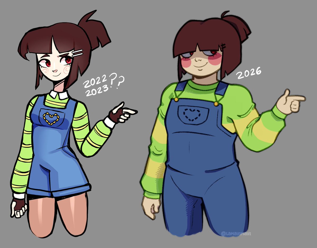 LaMay1May1's tweet photo. Redraw de la Chara de mi antiguo AU de Undertale.

#undertaleㅤ https://t.co/wfdNY9h5xq