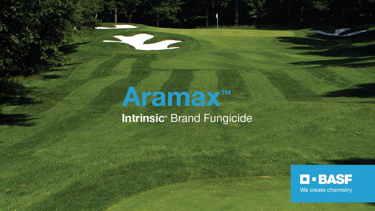 BASFTurf_us's tweet photo. Looking for effective, broad-spectrum disease control for your fairways? Give Aramax Intrinsic brand fungicide a try for long-lasting control of as many as 26 diseases. Talk to your local rep about it or find out more right here:

https://t.co/cYnL1f5vfs https://t.co/KNYCqHxuI7