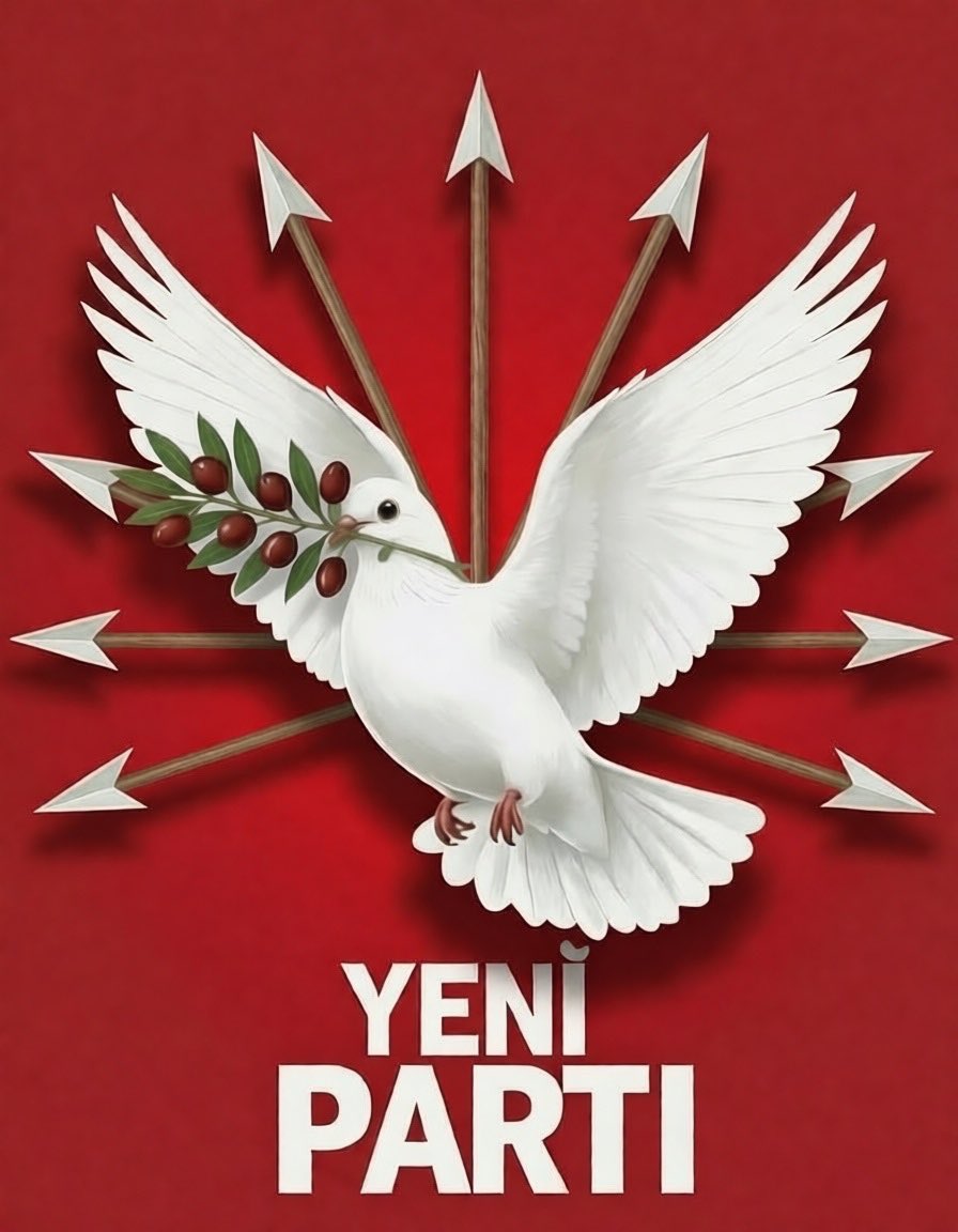 serkanthesade's tweet photo. @bilundohmen @eczozgurozel @ozgurozeliletsm Buda benden.  Oklarımızı çoğalttım. Ecevitin güvercinini aldım yüzünü batıya döndürdüm kuşun. Ve shp nin zeytin dalını taşıyor güvercin. https://t.co/x2Kh63i1hE