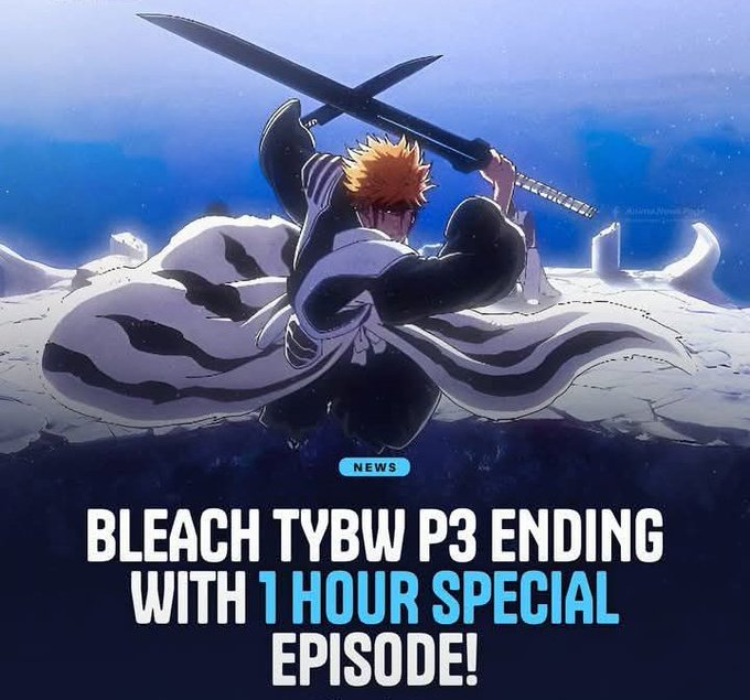 Moon_bleach1's tweet photo. "BLEACH: Thousand-Year Blood War" finale will be a 1-hour special combining episodes 13 and 14 on December 28!! 🔥 https://t.co/aayEkC73c9