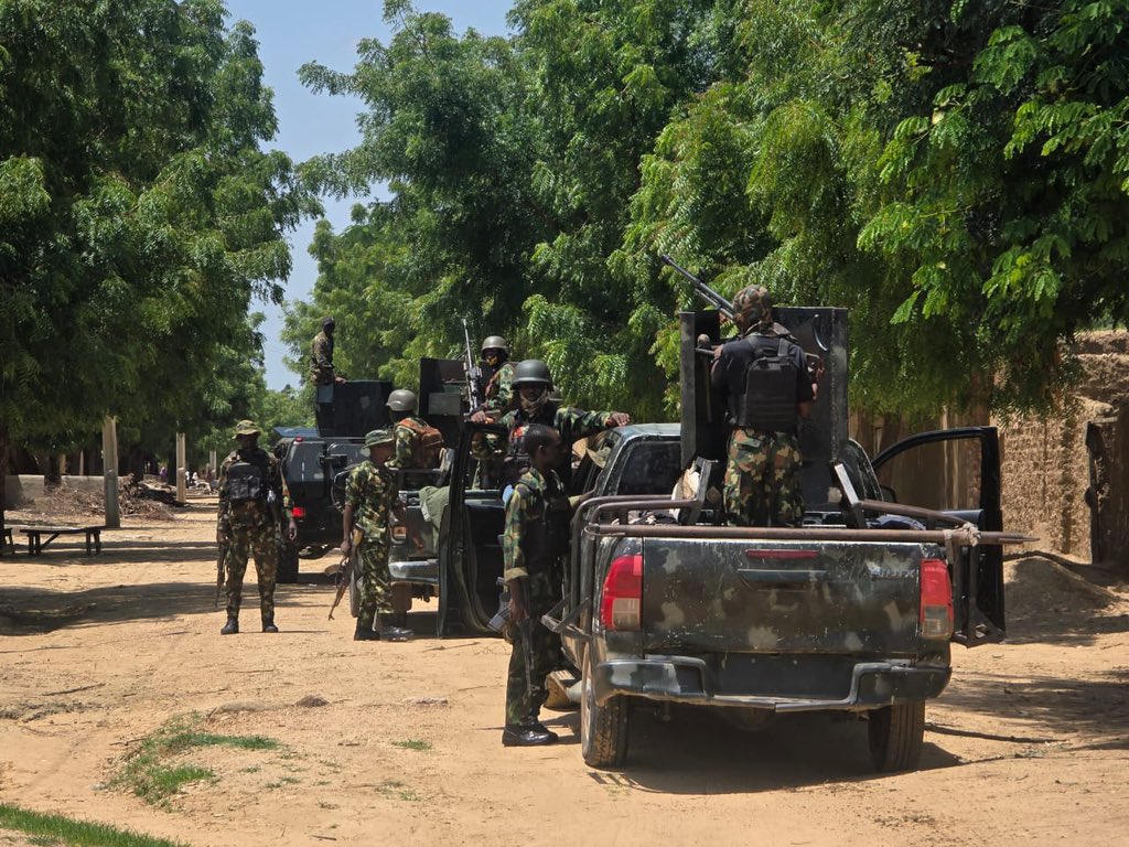 ZagazOlaMakama's tweet photo. Several Bandits Killed in Heavy Gun-battle as Troops Clash with Ado Allero-led Bandits in North-West

By: Zagazola Makama 

A heavy gun battle is currently ongoing between troops of the Joint Task Force North-West, Operation FANSAN YAMMA, and bandits loyal to notorious kingpin Ado Allero in a fresh military offensive in the North-West of Tsafe Local Government of Zamfara state. 

Zagazola Makama gathered from security sources that the fierce exchange of gunfire began after troops made contact with the armed bandits during an ongoing operation aimed at disrupting the activities of the criminal group.

Sources said the confrontation involves troops deploying superior firepower against the heavily armed bandits, who are moving in large numbers. 

Military sources described the encounter as “intense,” adding that additional troops and air surveillance assets were being coordinated to support the ongoing operation where necessary.

Ado Allero is one of the most wanted bandit leaders operating across parts of Zamfara, Katsina and neighbouring states. His network has been linked to numerous attacks on rural communities, kidnappings and cattle rustling. Security forces have repeatedly targeted his camps under the ongoing Operation FANSAN YAMMA in efforts to dismantle terrorist and bandit enclaves across the North-West. 

Further details are expected as the military operation continues.