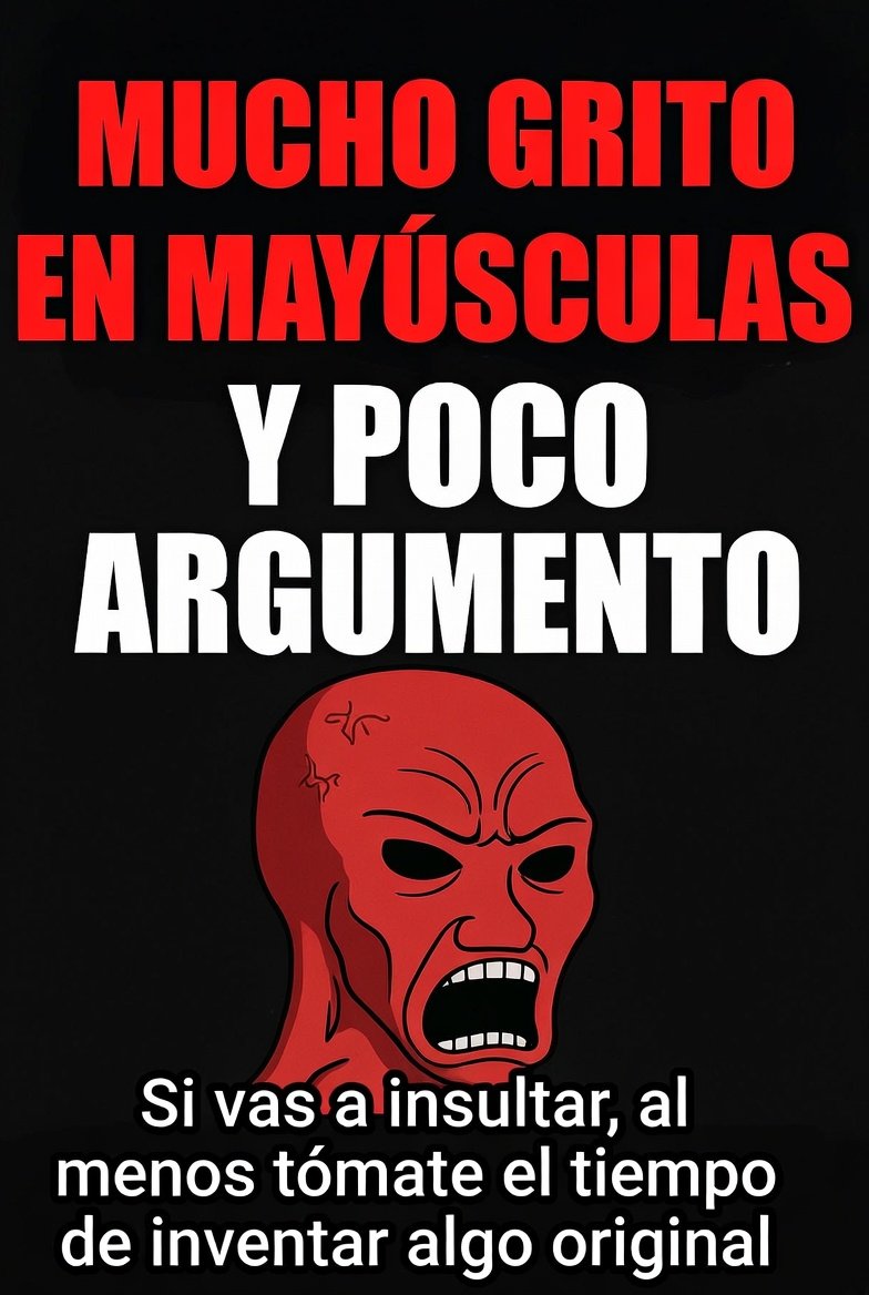 esjodarria's tweet photo. @AlejandroASV7 @AnonimoSV503 @waraujo64 @KarpovaYelena @PalomaF56064721 @ESPACIO2024 @ElmerQuint @Blankyross1 @JarvisAntoni Otra vez el párvulo escribiendo con mayúsculas y sin signos de puntuación cada vez que abres la boca confirmas que la escuela no te dejó gran cosa trolls es plural por si todavía no has llegado a ese nivel y tus argumentos siguen igual de pobres que tu ortografía. https://t.co/WU7eY0e5ER