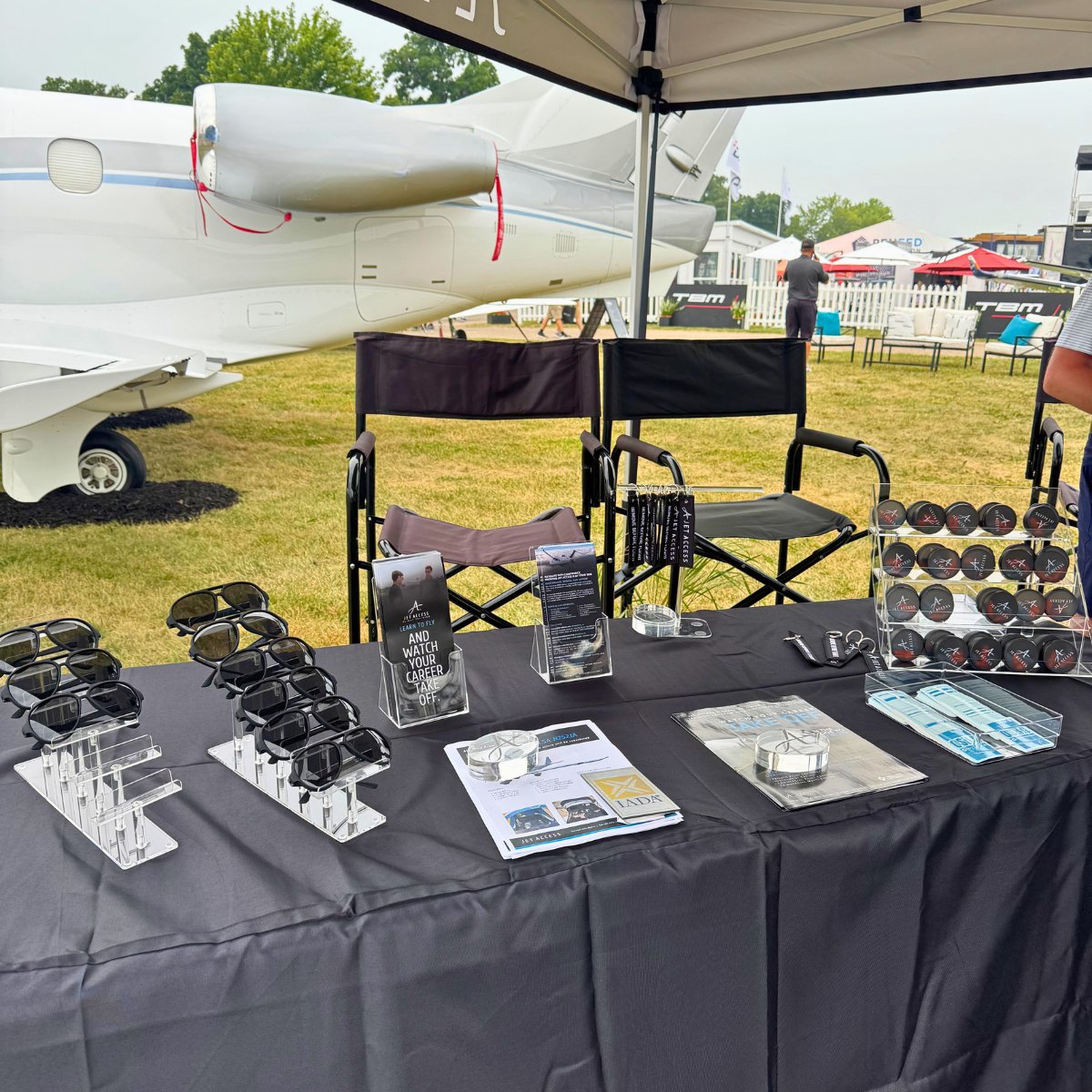 JetAccessFT's tweet photo. @EAA AirVenture Oshkosh 2026 was one for the books! 

Our team connected with future pilots and aviation enthusiasts at Booth 395.

Thanks to everyone who stopped by! We’re excited to welcome students to our new Dallas Flight Training location opening soon. https://t.co/CDPW0uX2ZP