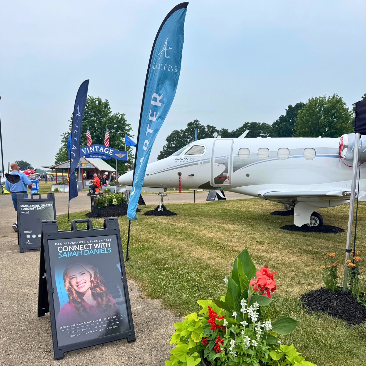 JetAccessFT's tweet photo. @EAA AirVenture Oshkosh 2026 was one for the books! 

Our team connected with future pilots and aviation enthusiasts at Booth 395.

Thanks to everyone who stopped by! We’re excited to welcome students to our new Dallas Flight Training location opening soon. https://t.co/CDPW0uX2ZP
