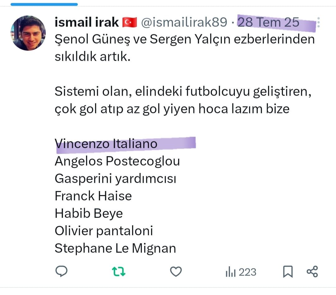 ismailirak89's tweet photo. Teşekküre veya tebriğe gerek yok. Biz Beşiktaş'ın hizmetkarıyız. 

Vincenzo Italiano Hoca ile hem ligde hem de Avrupa Ligi'nde daha gidecek çok yolumuz var. #BeşiktaşınMaçıVar https://t.co/A2onRfwpp7