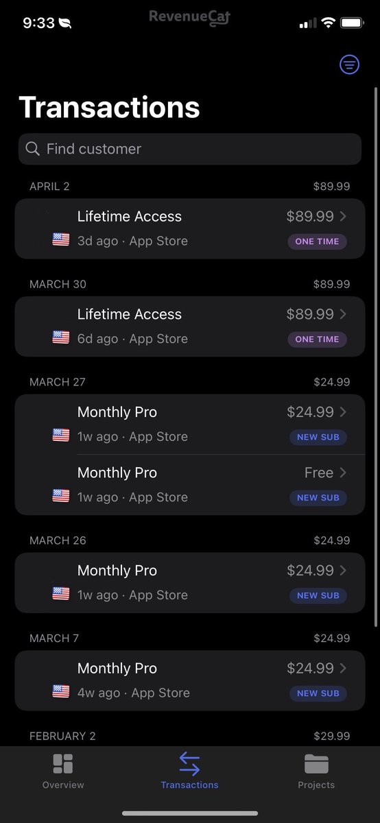 AP_builds's tweet photo. where did this page in rev cat go? i run multiple apps doing around $10k/m and this was sooo useful! @RevenueCat https://t.co/1XGwGSs22a