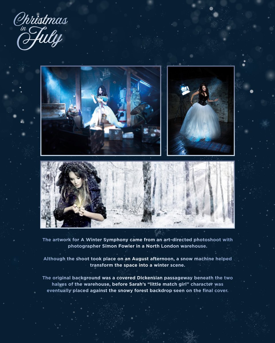 SarahBrightman's tweet photo. Sarah Brightman’s Christmas Through the Years continues with the A Winter Symphony era. ❄️

Released in 2008, A Winter Symphony marked Sarah’s first Christmas album, bringing together winter songs, festive classics and her unmistakable voice. https://t.co/6dRoF19WZT