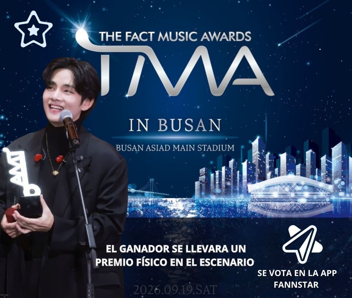 TaeStreamArg's tweet photo. 🗳️ VOTACION PRIORITARIA EN FANNSTAR 

 THE FACT MUSIC AWARDS - MY STAR (MALE) 

🐯 #2 
🖇️ https://t.co/ShRtH3aAs6
📆  Votación preliminar Finaliza el 3/8

📍 Pasa asistencia diaria 
📍Haz video votos 
📍haz time events
📍 Vota con ⭐️

Tutorial de FANNSTAR en comentarios 👇 https://t.co/BOr8QR9LjO