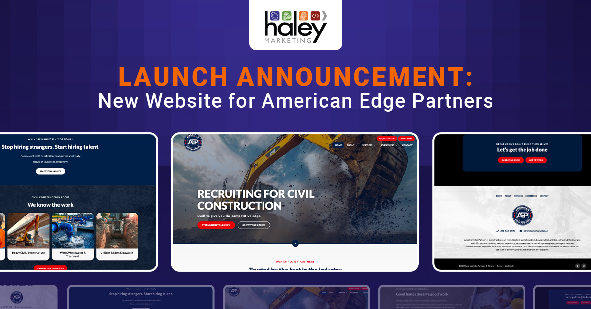 haleymarketing's tweet photo. Built on our Starter Site Diamond, the new American Edge website creates a professional online presence with clean design and intuitive navigation. 

Explore the new site today. https://t.co/2hmVR1tmoN https://t.co/K0sTFKhGWw