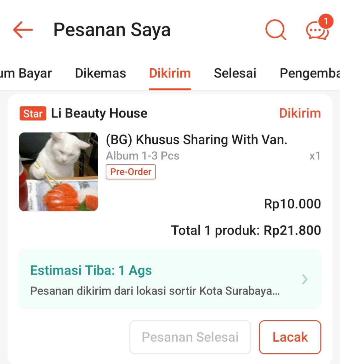 corevlin's tweet photo. proof otw kamar yapp bisa di co 8.8 https://t.co/WIkB7jzPys