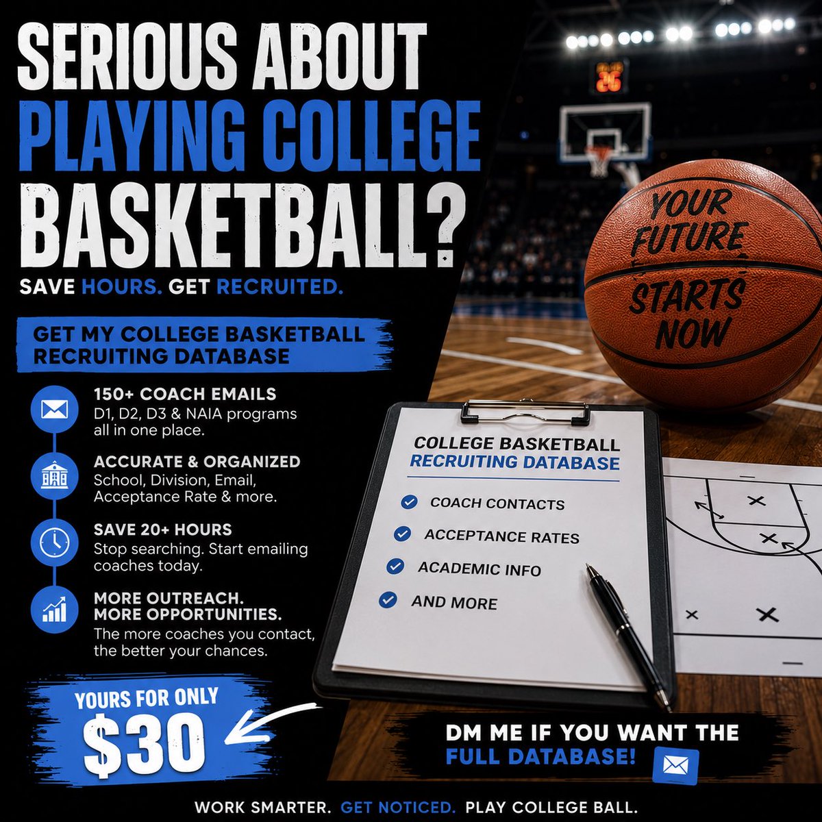 EliteRecrunb's tweet photo. Wanna save hours of research and get a head start on your class? 
This will help you do that
Dm me to learn more! https://t.co/yehYn9RiVb