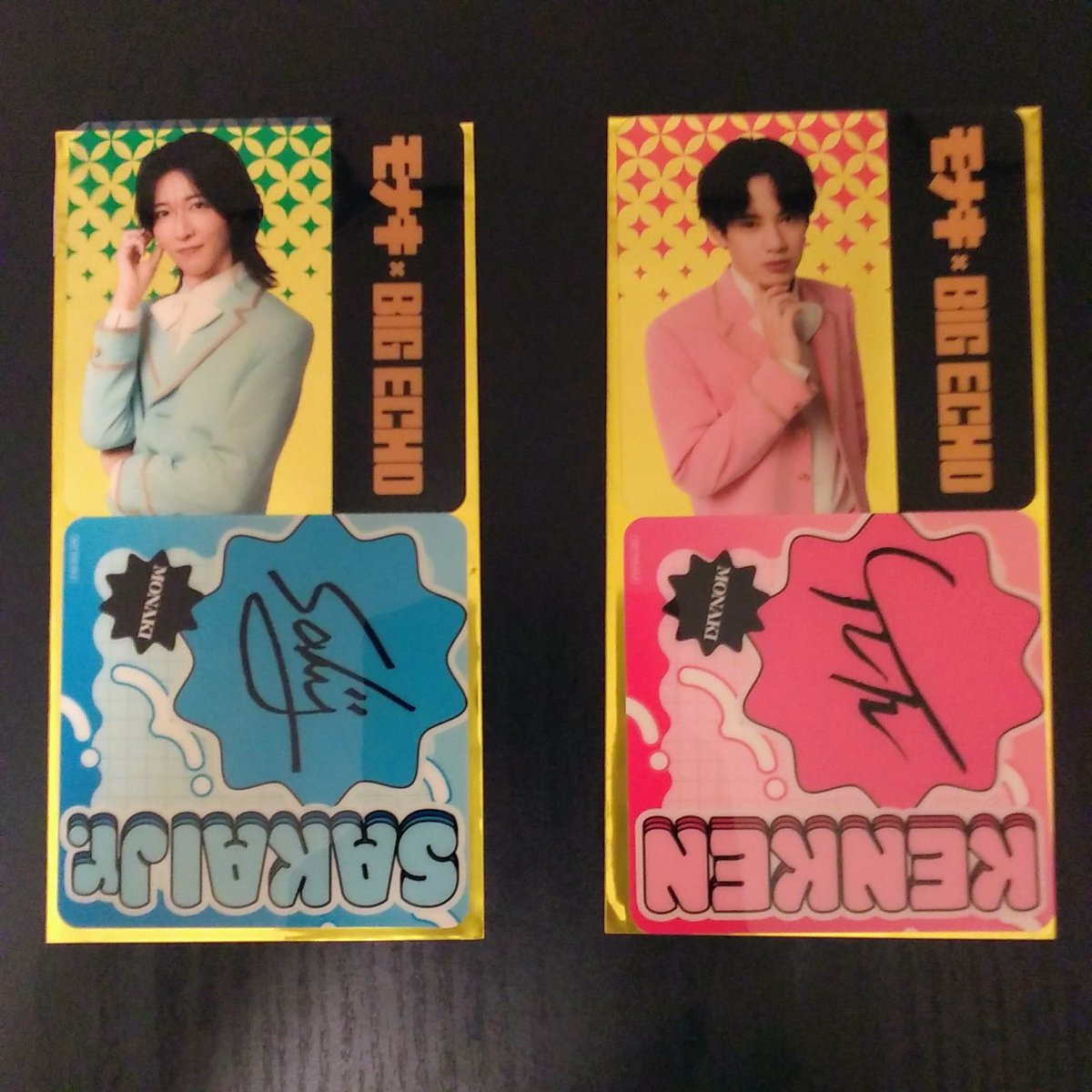 SgmsnkR's tweet photo. 【ゆるぼ】モナキ ビッグエコー ビックエコー
ポップアップコースター

譲
サカイ Jr/ケンケン(画像のもの)

求
サカイJr/ケンケン（アー写）

郵送または19日Zepp 名古屋 手渡し
検索からもお気軽にお声掛けください。 https://t.co/YcVVY54tK2
