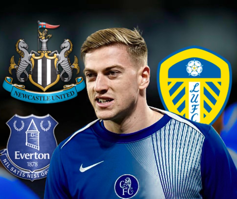 BLRZFC1's tweet photo. 🚨🏴󠁧󠁢󠁥󠁮󠁧󠁿 EXCLUSIVE: Leeds, Newcastle &amp; Everton are tracking Chelsea striker Liam Delap as a summer target!
Understand clubs are huge admirers of the 23-year-old Englishman, who registered 2 goals in 35 apps last season. Deal is in early speculation stages. 🔵 #LUFC #NUFC #EFC https://t.co/rm58KWiORq