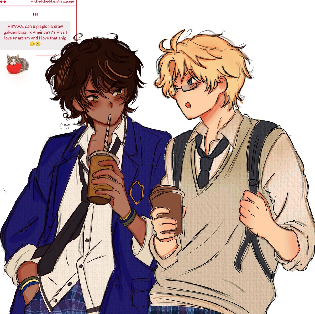 Rayraypw_'s tweet photo. Gakuen amebra request 🥰🥰❤ https://t.co/N1j7xggDPz