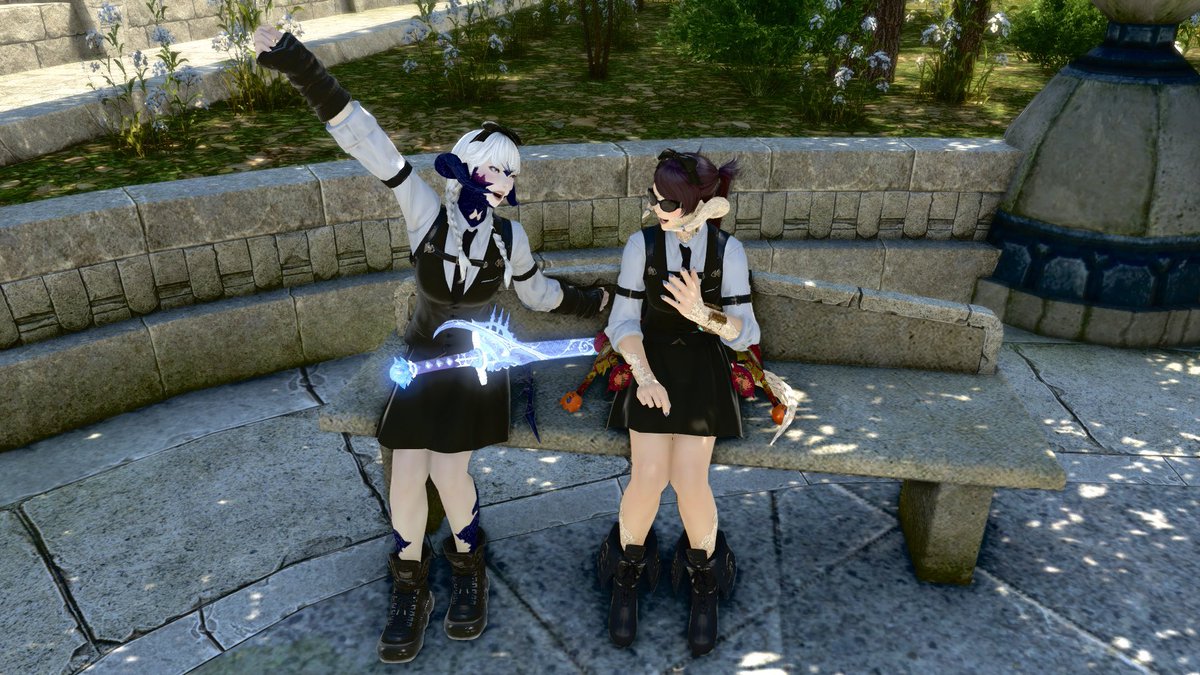 Yuncsulo's tweet photo. クレセントアイルに行く前のお喋り🗣️

#ff14ss #アウラ https://t.co/8ADEzg894I