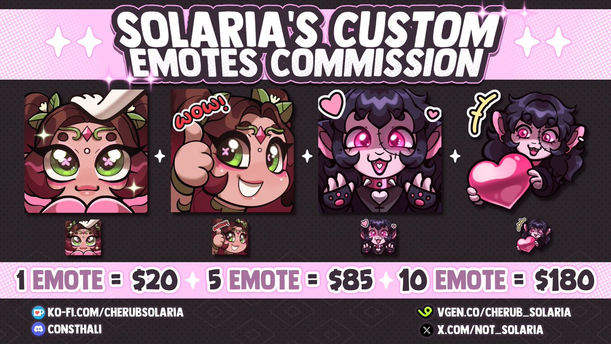 Cherub_Solaria's tweet photo. If you're interested, hit me up! 💖 &amp; 🔁 help aswell!

#vgencommission https://t.co/JviXXnPVXM