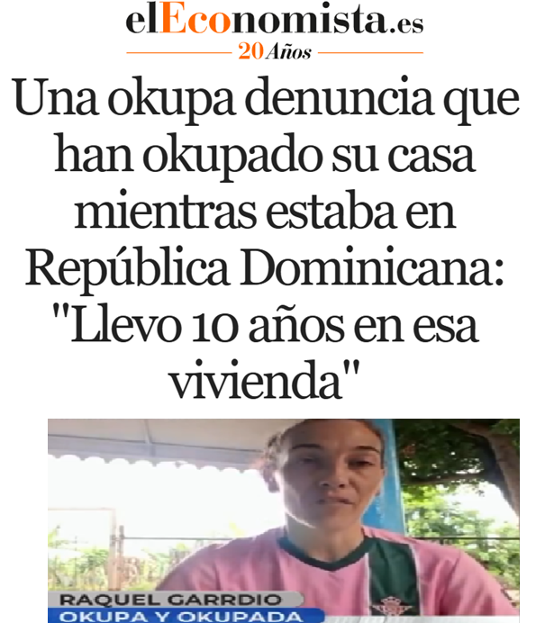 CCivicaCatalana's tweet photo. -Una okupa supuestamente vulnerable se va de vacaciones al Caribe

-Cuando vuelve, una okupa 2 no le deja entrar

-La okupa 1 denuncia a la okupa 2 ante la Guardia Civil por quitarle la vivienda. "Te vas unos días y okupan tu casa. Es inaceptable"

La España de Sánchez https://t.co/W2jREXrk9u