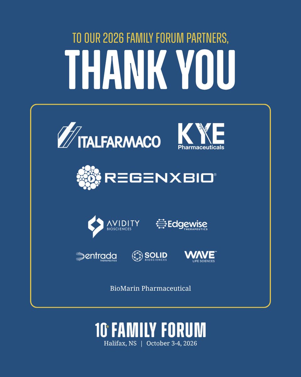 defeatduchenne's tweet photo. We are grateful for our educational partners for making the 2026 Family Forum possible: https://t.co/ceqh1PtiYq 

Their commitment brings together families, clinicians, and researchers, empowering the Canadian #Duchenne community through connection, knowledge, and support. https://t.co/0sQGwPO6Qz