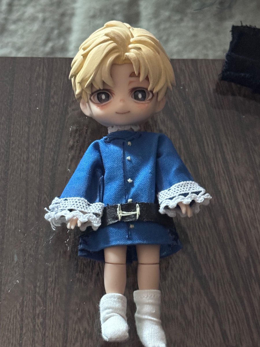 ViktorF39274587's tweet photo. made him his tunic today..... tomorrow he will get some trousers 💙💙💙 my rafal kun #orb #rafal #orbonthemovementsoftheearth https://t.co/XIGgPIPn3R