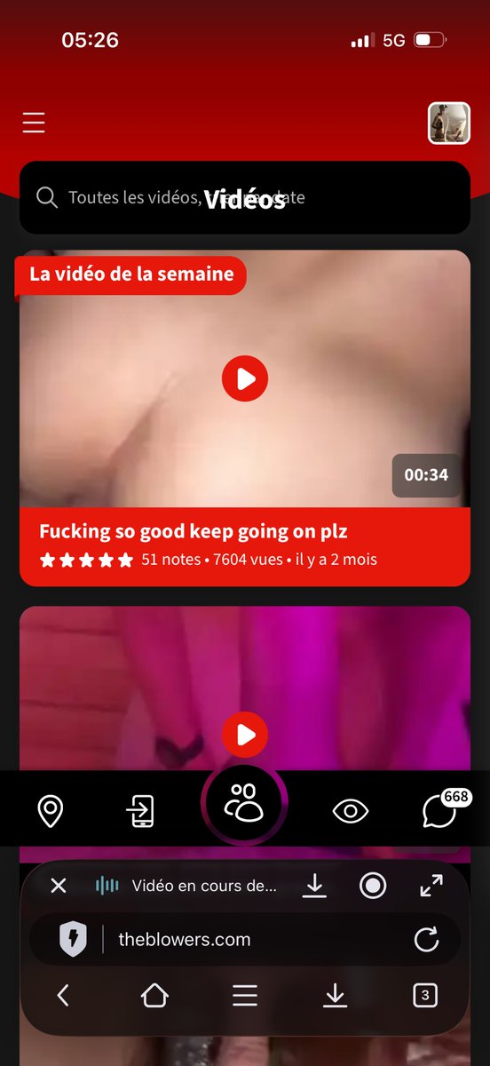 Byevbazn75's tweet photo. Mdr 😂🤭 je n'aurai jamais pensé qu'une de mes vidéos (avec mon trou 🕳️🍑) apparaisse dans Vidéo de la semaine. 🎥

(Ptit+ : une autre vidéo avec ma bouche 👄🍆 juste en-dessous 😈😜)

Merci @LesPompeurs 
https://t.co/WDoUKIZQh5 https://t.co/ewp6kaYO3I