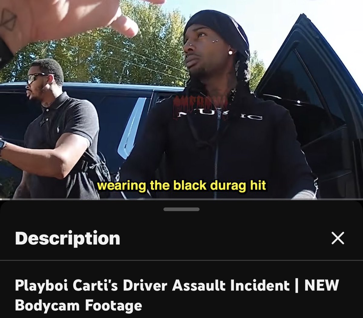ohfault_'s tweet photo. 🔥 NEW DROP

👤 PLAYBOI CARTI

💿  BODYCAM FOOTAGE

🎶 ASSAULT INCIDENT https://t.co/1OE7jTiH0y