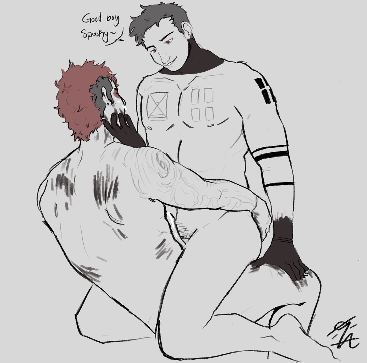 _overhaul_art's tweet photo. Who’s hungry 🤤 #joshler #spookyface https://t.co/b3G6q7cX1s