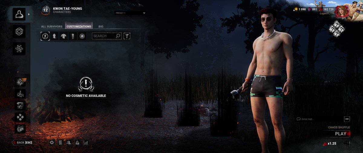 LoganVT_yt's tweet photo. to all my fellow vtubers and dbd players is this happening to anyone else when they play where the cosmetics aren't showing up? https://t.co/iaPe6EliCh
