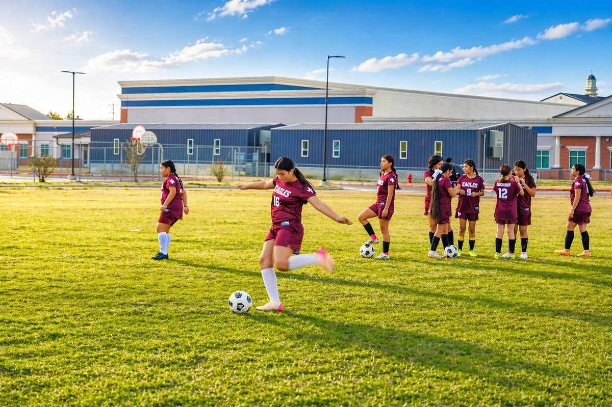 ColonyRidgeTX's tweet photo. There’s something special about seeing students return to school and get back to doing what they love. ❤️📚
From practices to game days, we’re cheering on all of our student athletes as they work hard, dream big, and make their community proud! 🏆
#BackToSchool #BackToSports #StudentAthletes #SchoolSpirit #CommunityStrong #BuildingAFutureTogether #FutureLeaders #TeamworkMakesTheDreamWork #ProudCommunity #ColonyRidge