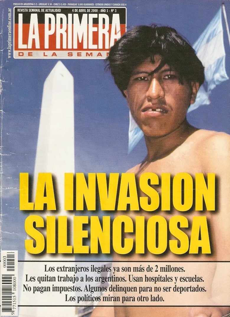 peraTlb's tweet photo. Vieron estos bolazos racistas que metió este gomierdo? lo empezó Hadad, el dueño de @infobae, hace muuuucho tiempo atrás. Datos FALSOS, #hdps. #fueraMilei. El pibe de la foto era del norte argentino, trabajador, y le photoshopearon la dentadura para hacerlo desagradable. https://t.co/nDkJfoNlIp