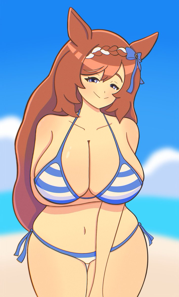 Ghastly_B00's tweet photo. Swimsuit Creek! 💙
#umamusume #ウマ娘 https://t.co/J7CCywe6HL
