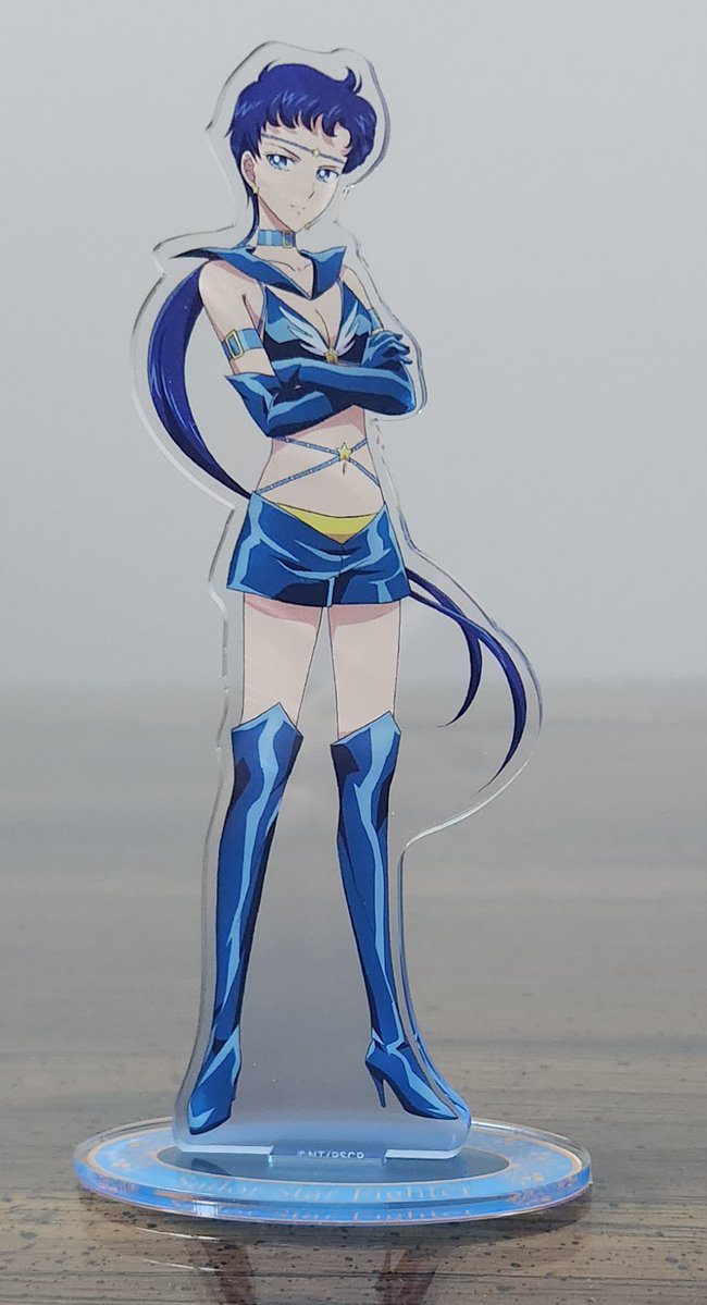 Sailor Star Fighter acrylic figure released with Sailor Moon