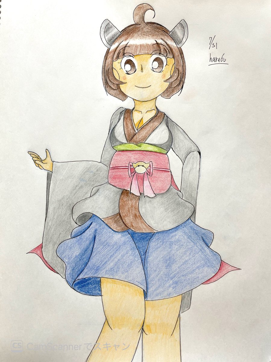 bo_ha's tweet photo. 落書きりたん7月31日
#きりたんキラキラ金曜日 
#東北きりたん https://t.co/2dwVM3l06C
