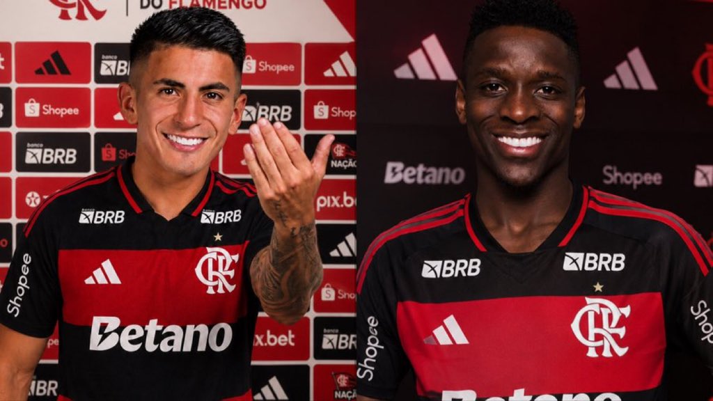 futtmais's tweet photo. O que o Flamengo tá fazendo é nível Europa:

- Fechando com o Almada por R$180M.
- Conversa com o staff do Luiz Henrique.
- Contratou Paquetá por R$ 260M. 

Brincando de videogame no Brasil. https://t.co/Fyn6GVOIsw