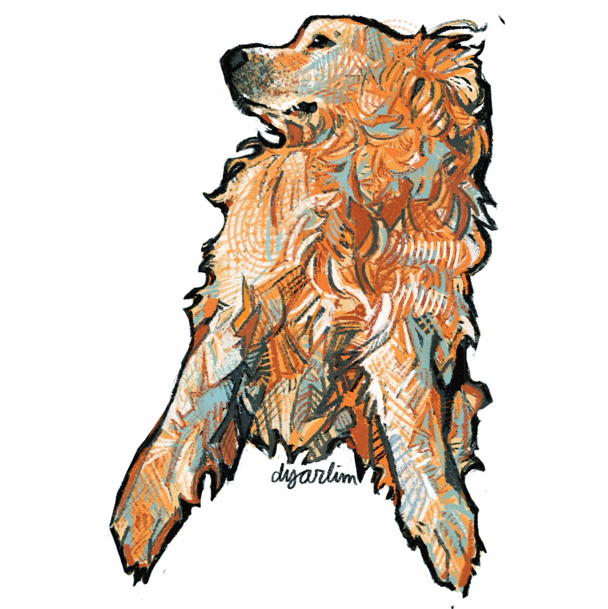 dyarlim's tweet photo. Older golden https://t.co/lygHdEepjY