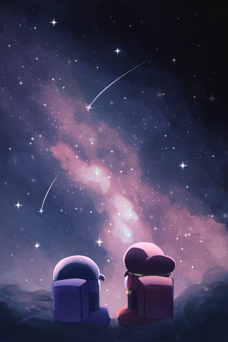 eupheuphoriaa's tweet photo. “ look at us , all our friends are gone
we’re the only one
not murdered by an alien “
#camtain #amongusshow #red #purple https://t.co/Nzlt2ESqGt